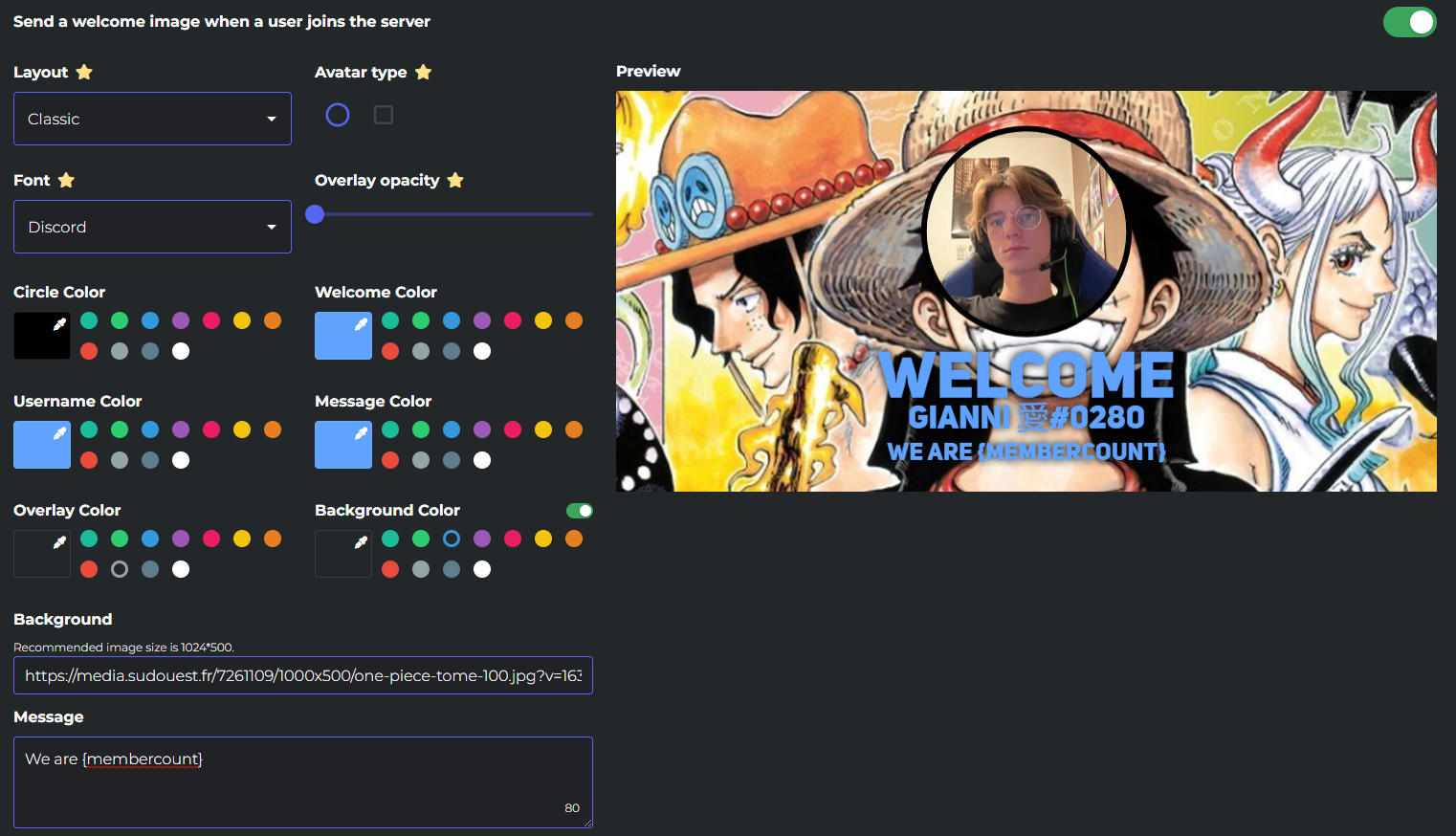 welcome image example